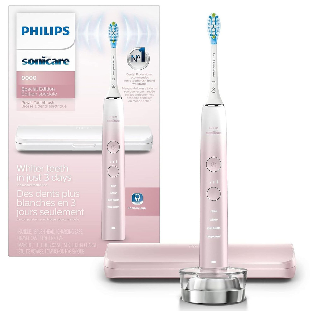 Philips Sonicare Электрическая зубная щетка HX9911/69, розовый купить ...