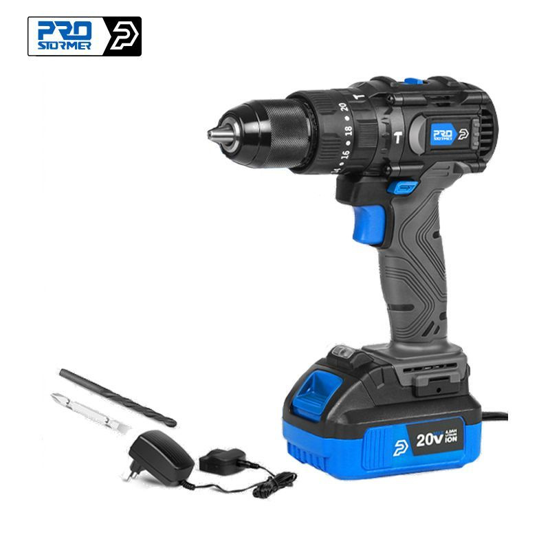20V Бесщеточный электродрель, 60NM ударная беспроводная отвертка ...