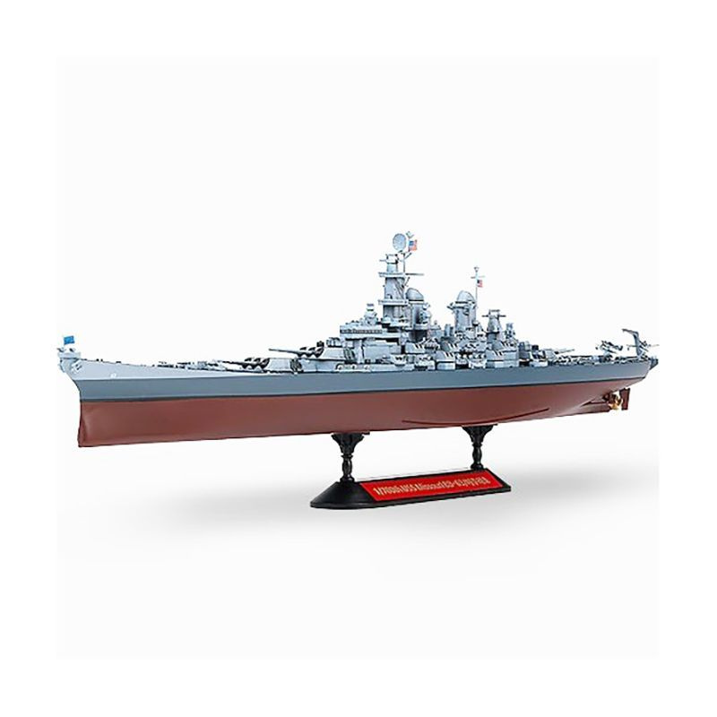 Американский линкор U.S. Navy Battleship USS Missouri BB-63, 670х135 мм, М.1:400, сборная модель корабля #1