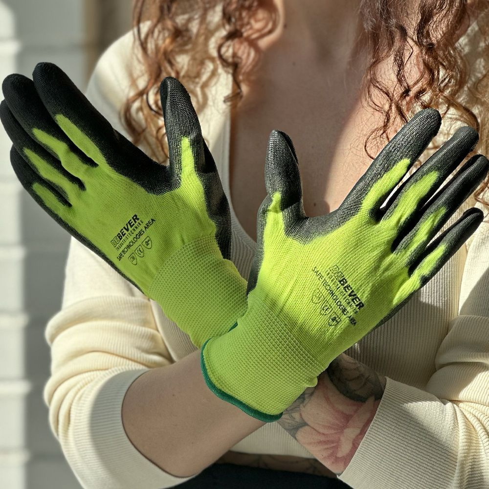 Защитные перчатки Debever PU, размер 9/L #1