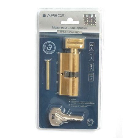 Цилиндр для замка (ключ/фиксатор), золото купить по низкой цене с ...