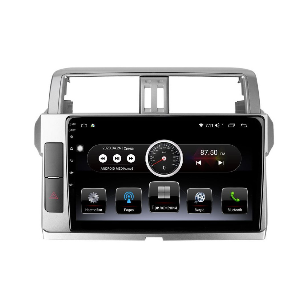 Автомагнитола для Toyota Land Cruiser Prado 150 2013-2017 1Гб+16Гб 4 ...