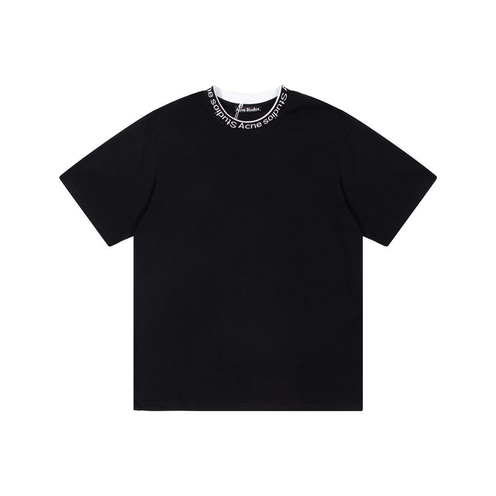 Футболка Acne Studios, размер 48, цвет черный, Cotton - купить по ...