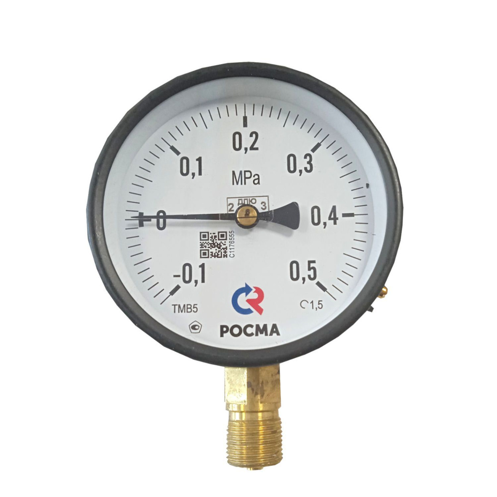 Мановакуумметр показывающий технический ТМВ-510Р.00(-0,1-0,5MPa)M20x1,5 ...