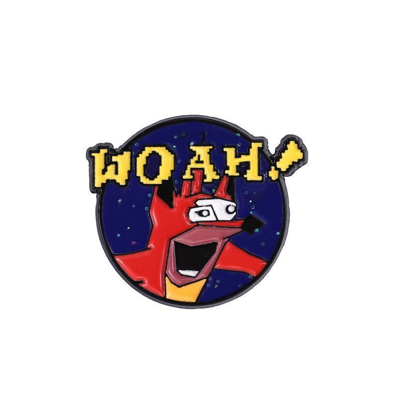 Значок Краш Бандикут WOAH #1