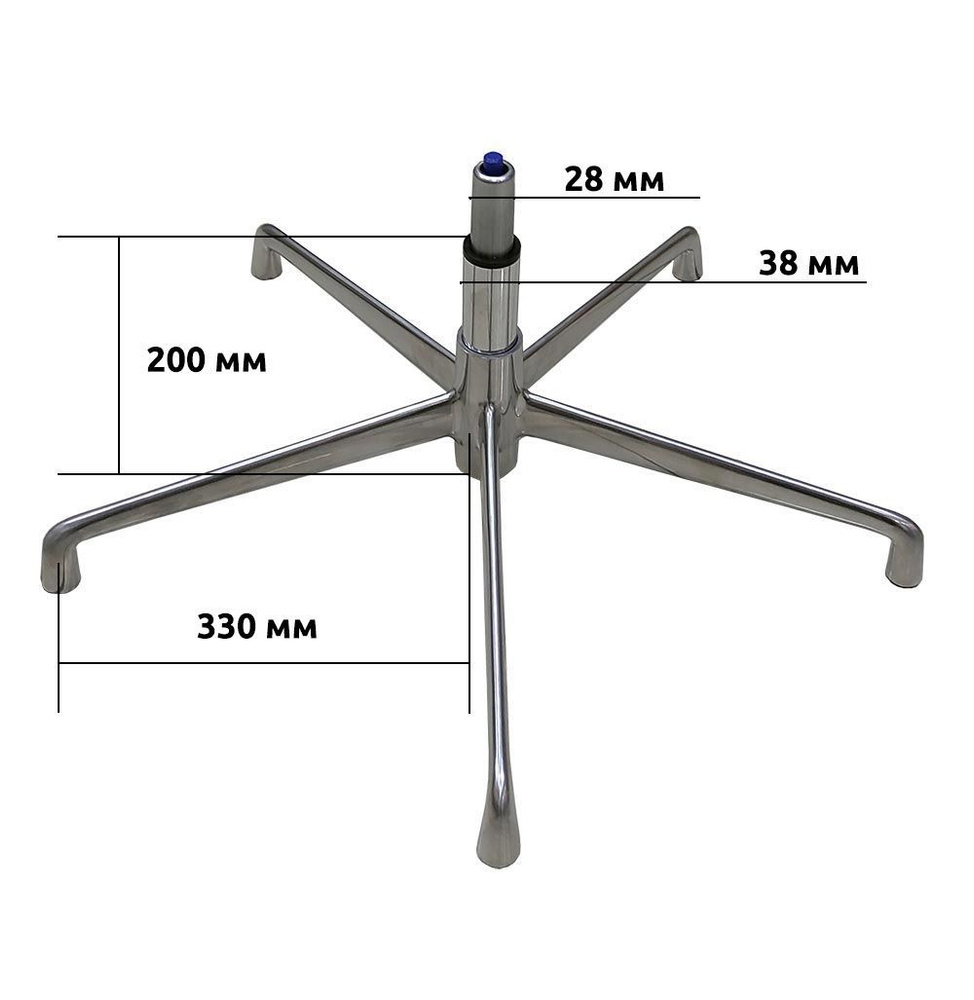 Крестовина для компьютерного кресла, 1 шт, Для компьютерного кресла ...