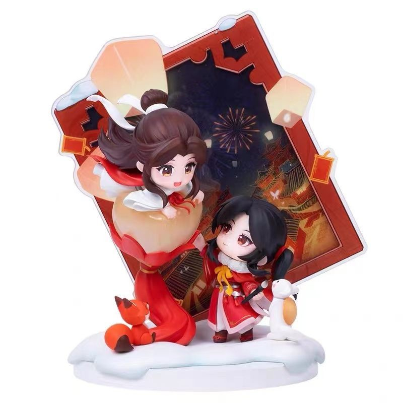 Аниме бокс Благословение небожителей/Tian Guan Ci Fu/Фигурка-Hua Cheng Xie Lian/16CM (коробка)  #1