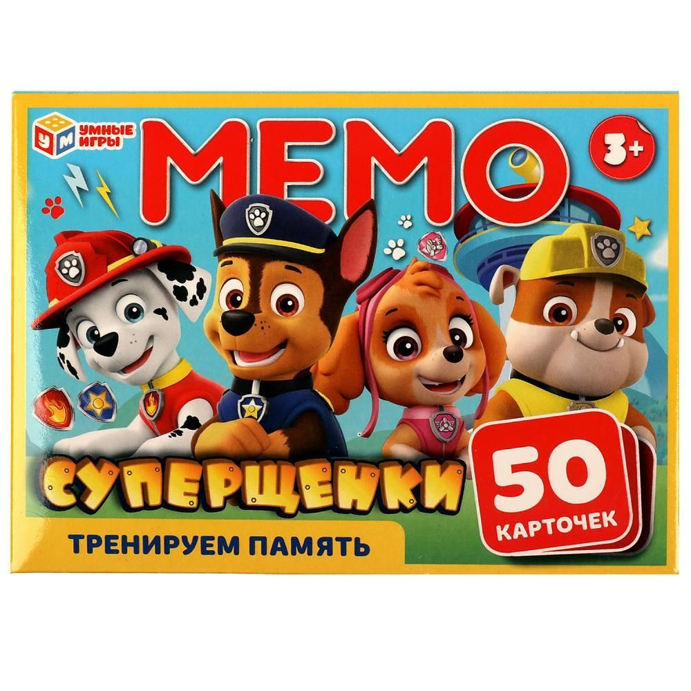 Развивающая настольная игра для детей мемо Умные игры Суперщенки - купить с  доставкой по выгодным ценам в интернет-магазине OZON (858514830)