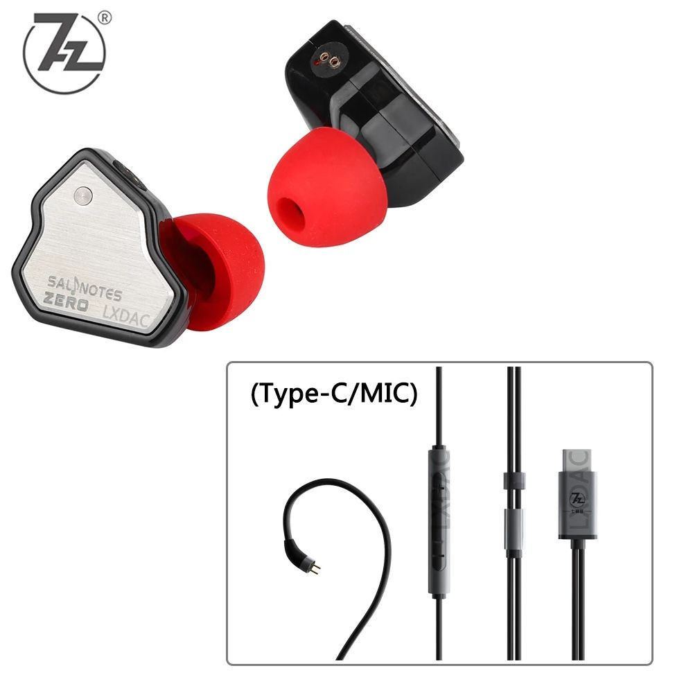 Наушники 7HZ Salnotes Zero, наушники с динамическим драйвером 10мм, наушники HiFi Music IEM, Спортивная #1