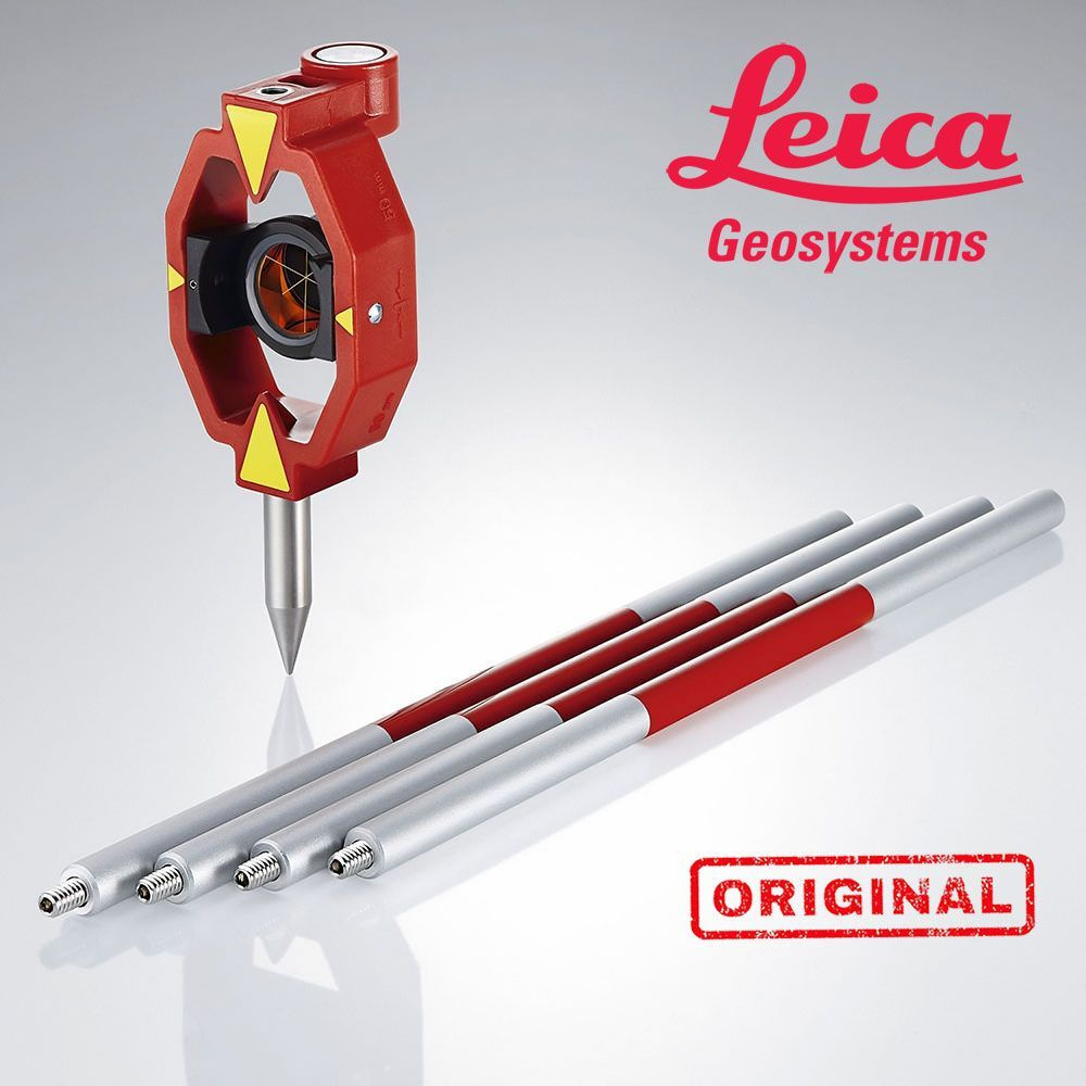 Мини-веха Leica GLS115 с мини-призмой Leica GMP111-0 1,3 м / веха ...