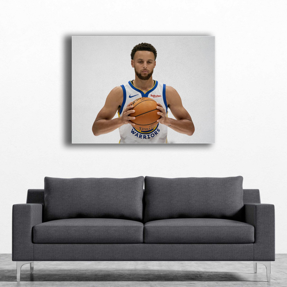 Интерьерная картина на холсте / NBA / Стефен Карри 40*60 #1