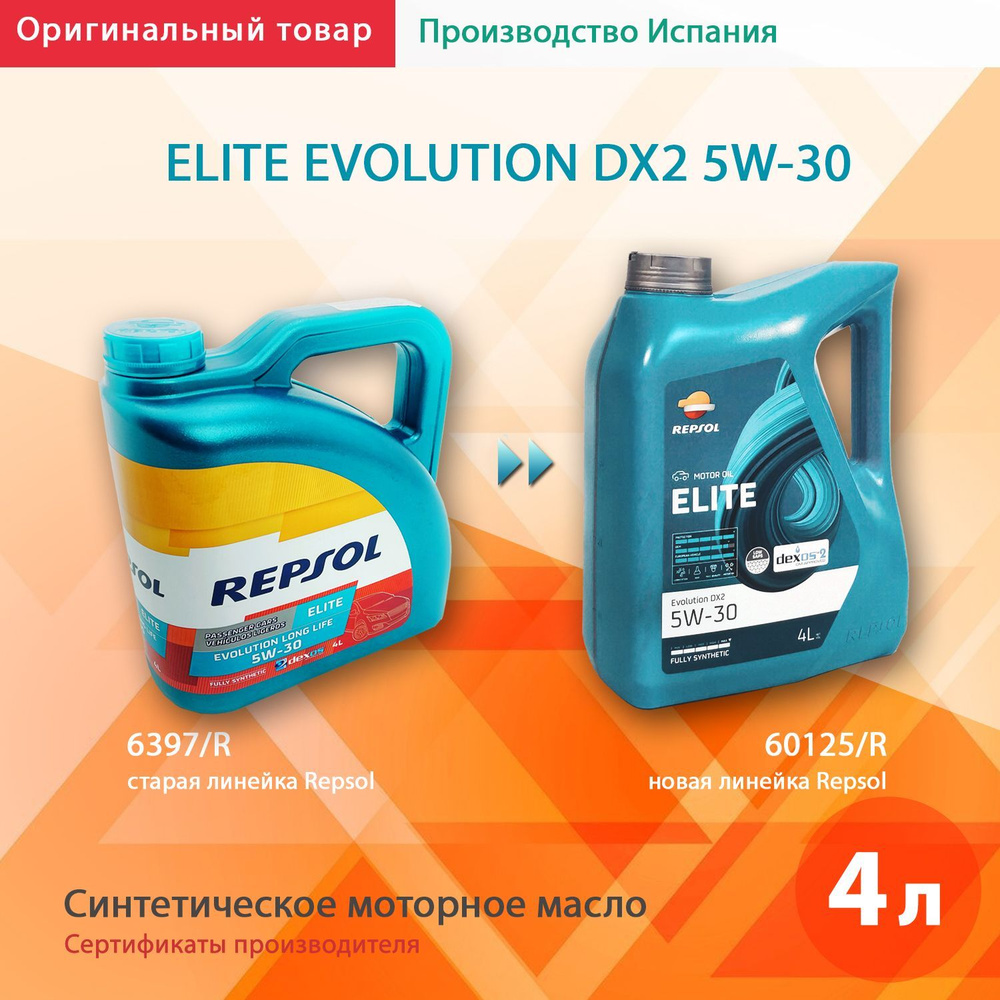 Моторное масло repsol 5w 30. Repsol 5w30. Repsol Elite Evolution dx2 5w30 4л. Масло Репсол 5w30 артикул. Repsol Elite Evolution c2 5w30 4л New.
