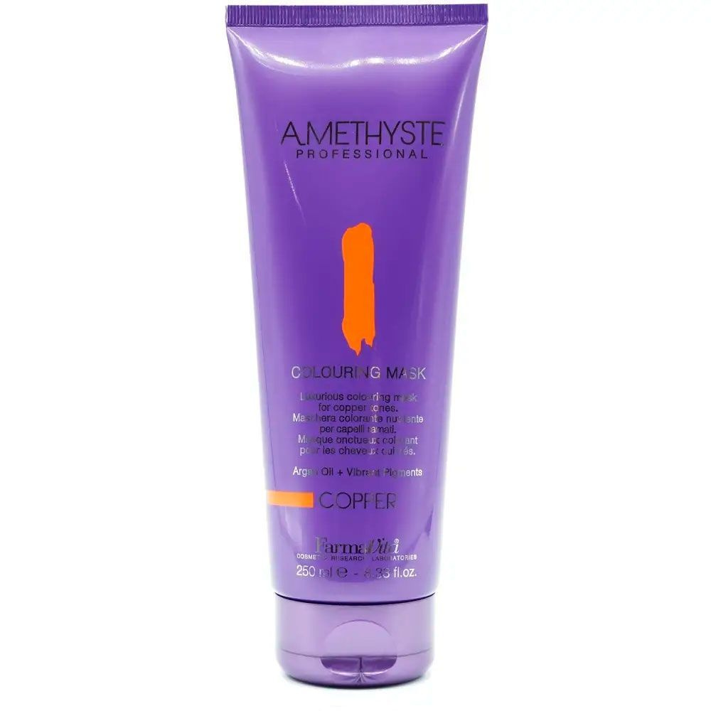 Оттеночная маска для волос Farmavita Amethyste Colouring Mask-Copper Медь 250 мл  #1