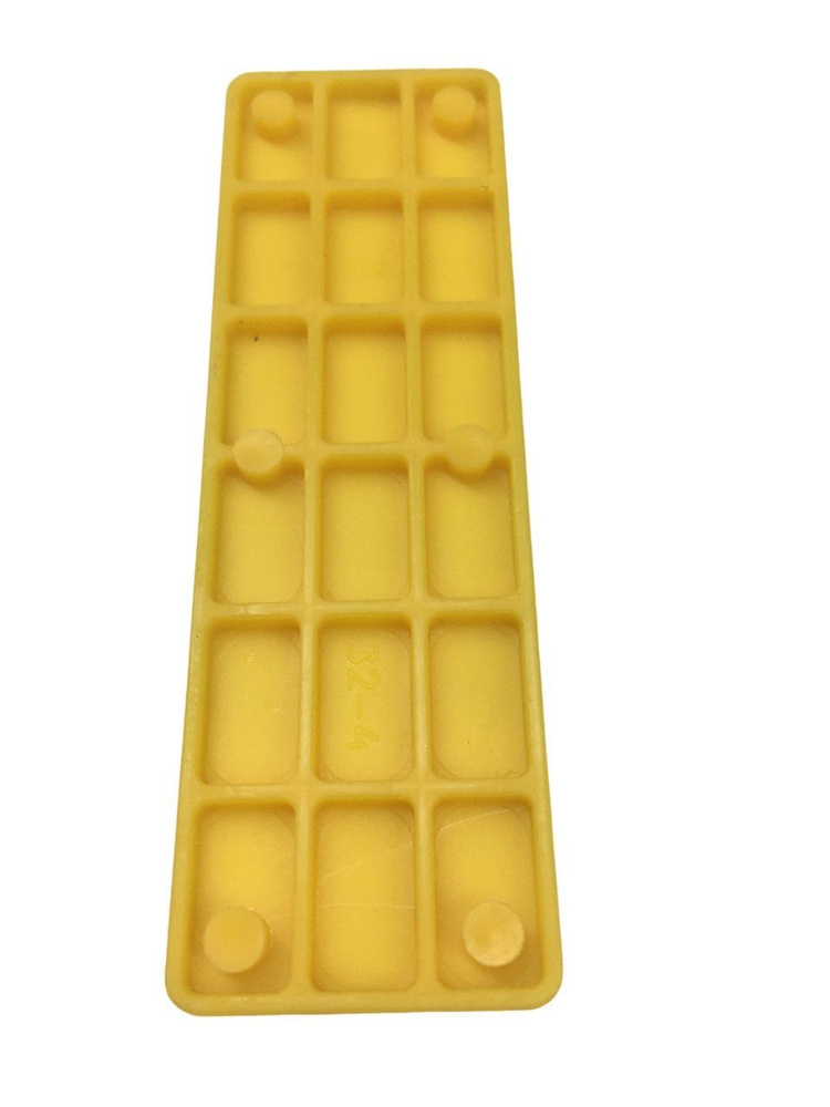 Подкладка рихтовочная ЗАКРУТИ-ЗАБЕЙ 4 мм желтая (100 штук)  #1