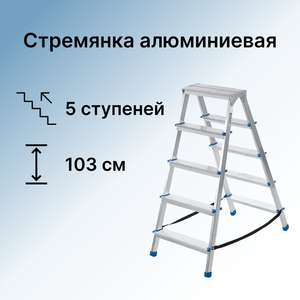 Стремянка ЛЕТО лестница, количество секций: 2 - купить по выгодным ценам в  интернет-магазине OZON (299910560)