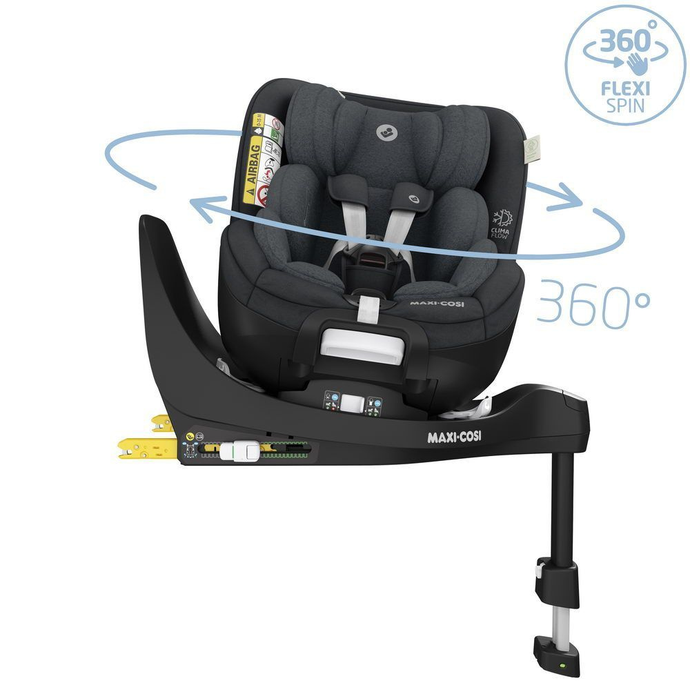 Maxi-cosi Автокресло детское Mica 360 Pro I-size Authentic Graphite поворотное на 360 с креплением isofix #1