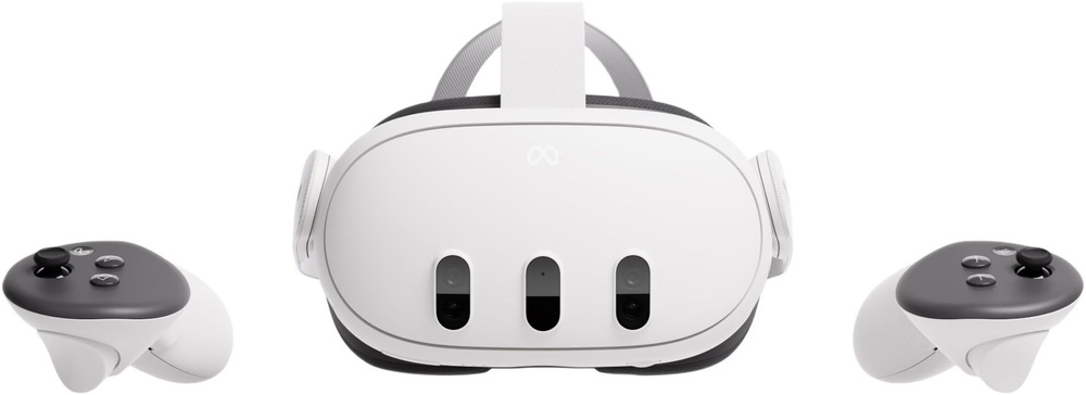 VR-очки Oculus Шлем виртуальной реальности Quest 3 - 128 GB - купить по ...