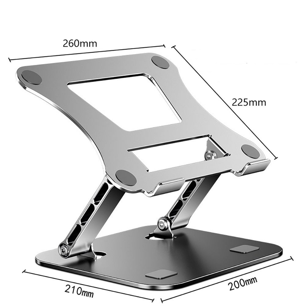 Компьютерная подставка портативная для ноутбука регулируемая алюминиевый  держатель складная охлаждающая кронштейн - купить с доставкой по выгодным  ценам в интернет-магазине OZON (1526116958)