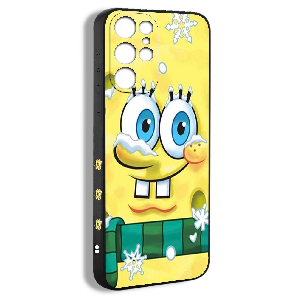 чехол для смартфона Подходит для Samsung Galaxy S22 Ultra Спанч Боб Губка  Боб SpongeBob аниме милый рисунок APA19