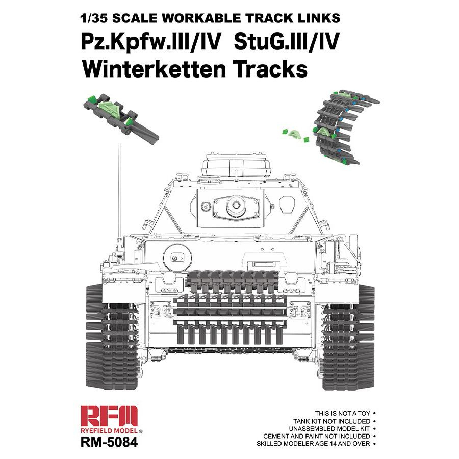 Вопросы и ответы о Рабочие траки для Pz.Kpfw.III/IV Winterketten 1/35 Rye  Field Model RM-5084 – OZON