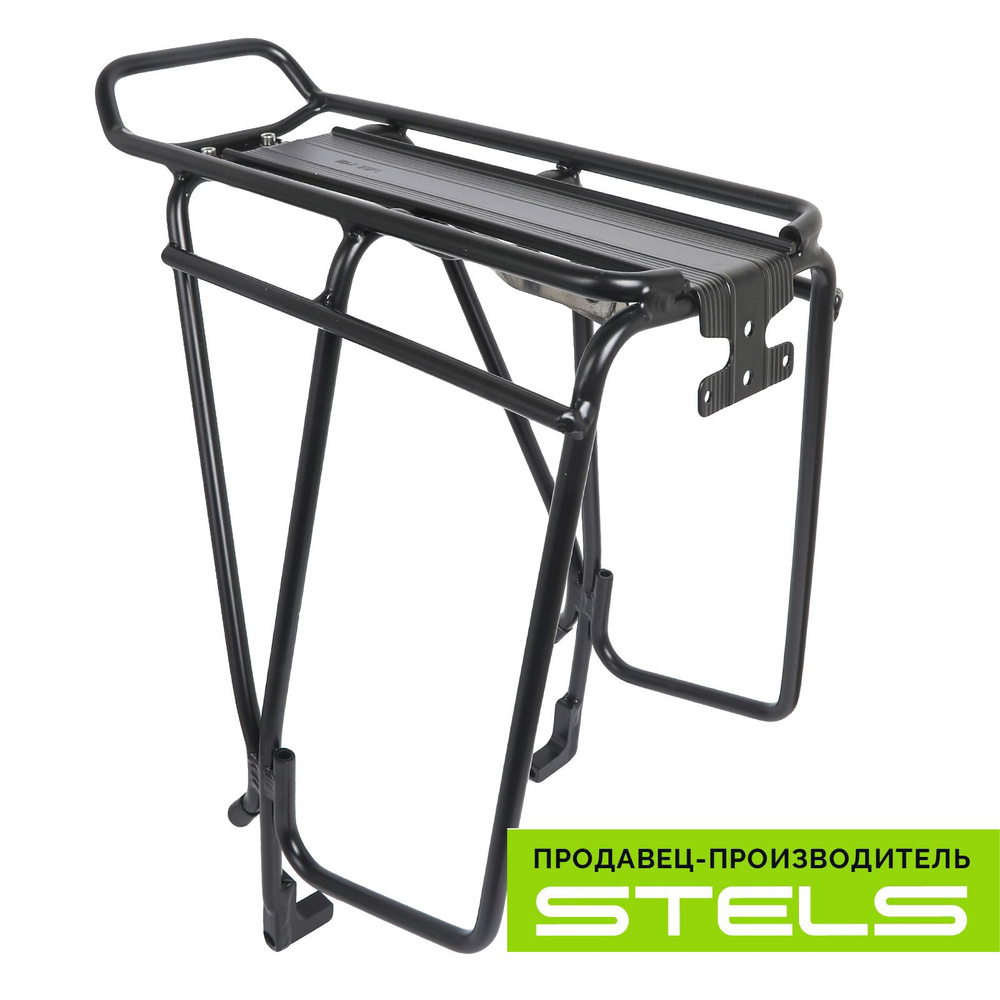 Багажник для велосипеда STELS 28" BLF-H47 алюминиевый чёрный усиленный ...