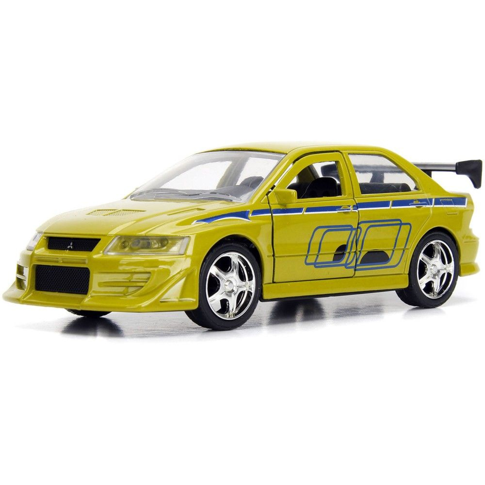 Jada Toys Fast & Furious – Brian’s Mitsubishi Lancer EVO II, 1:32 Modellauto, Grün
