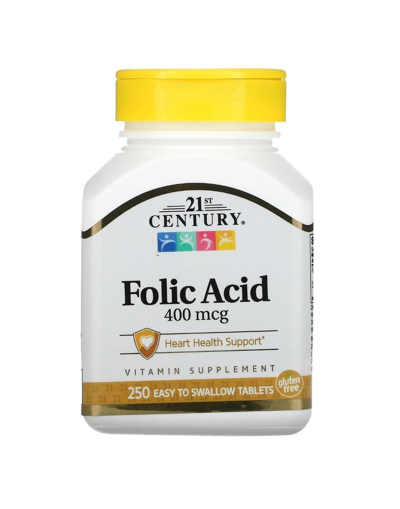 Фолиевая кислота, 400 мкг, 250 таблеток - купить с доставкой по ...
