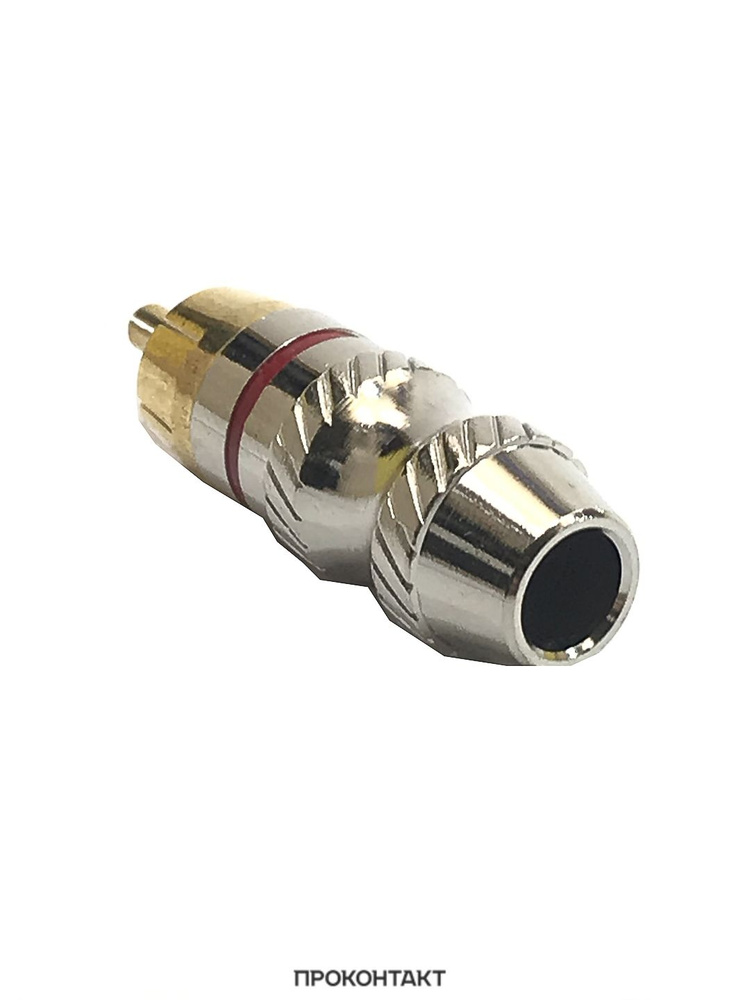 Штекер RCA (тюльпан) металл желтый - купить с доставкой по выгодным ...