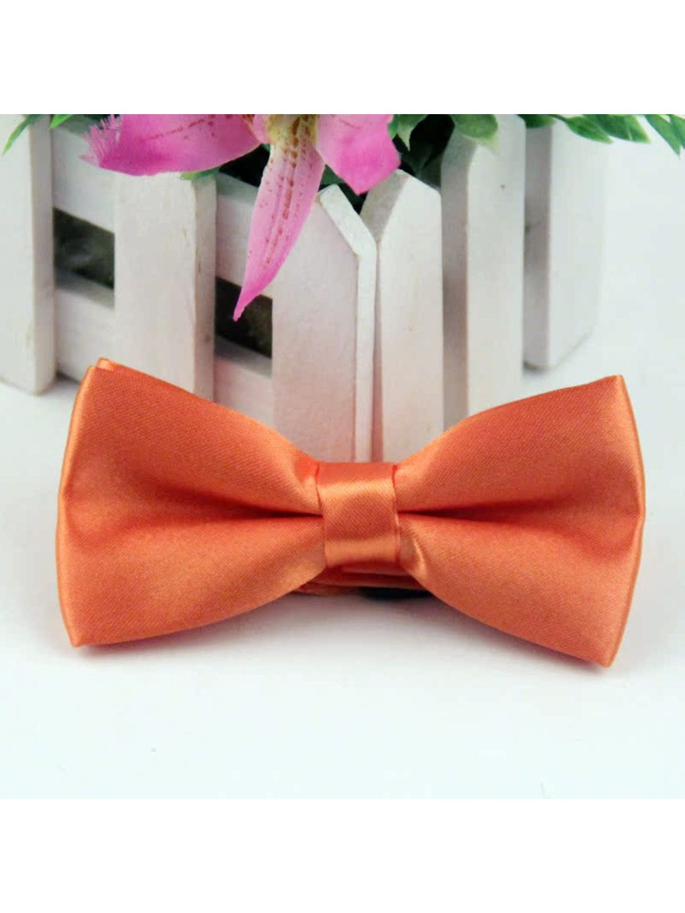 Галстук-бабочка морковная / 10 см Х 5 см / Бабочка классическая ...