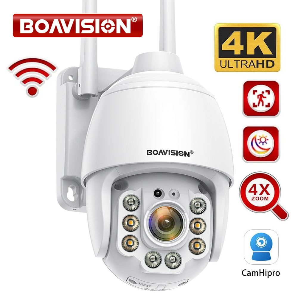 Камера видеонаблюдения BOAVISION HX-HD22M-1080P 3840×2160 4K - купить по  низким ценам в интернет-магазине OZON (1290973808)