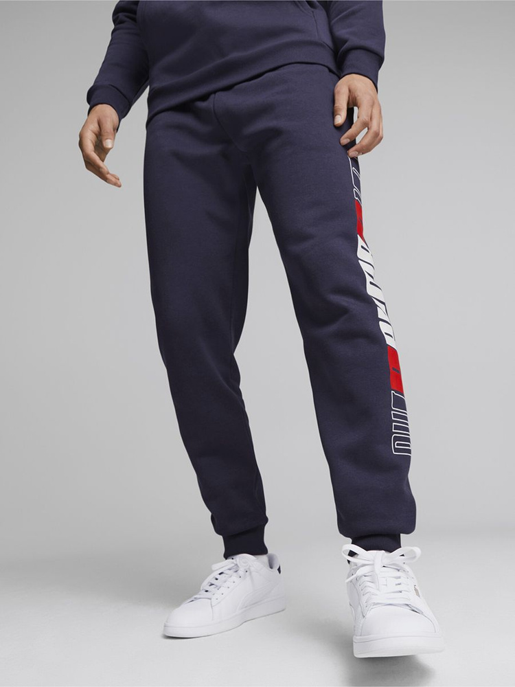 Брюки спортивные PUMA ESS+ LOGO LAB Sweatpants FL cl #1