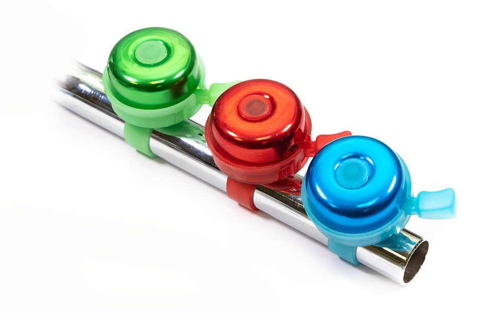 Звонок механический d 53мм алюминий-пластик зелёный - купить с ...