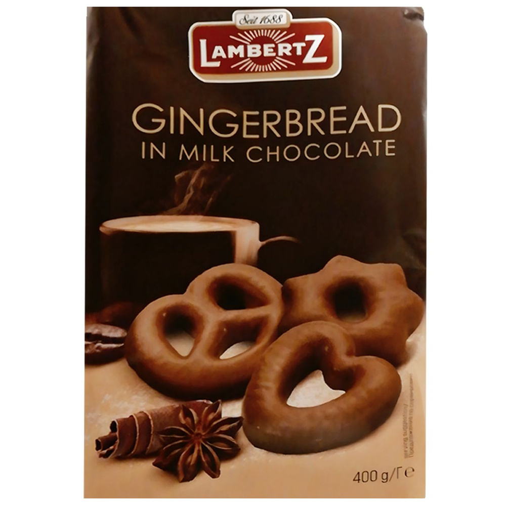 Пряники Lambertz Gingerbread in milk chocolate фигурные глазированные  молочным шоколадом, Польша, 400г - купить с доставкой по выгодным ценам в  интернет-магазине OZON (1307566817)