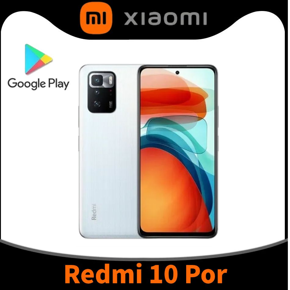 Xiaomi Смартфон Redmi Note 10 Pro_SIM (без eSIM) Global 6/128 ГБ, белый