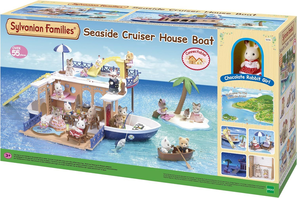 Sylvanian Families, Игрушечный катер Seaside Cruiser (комплект ...