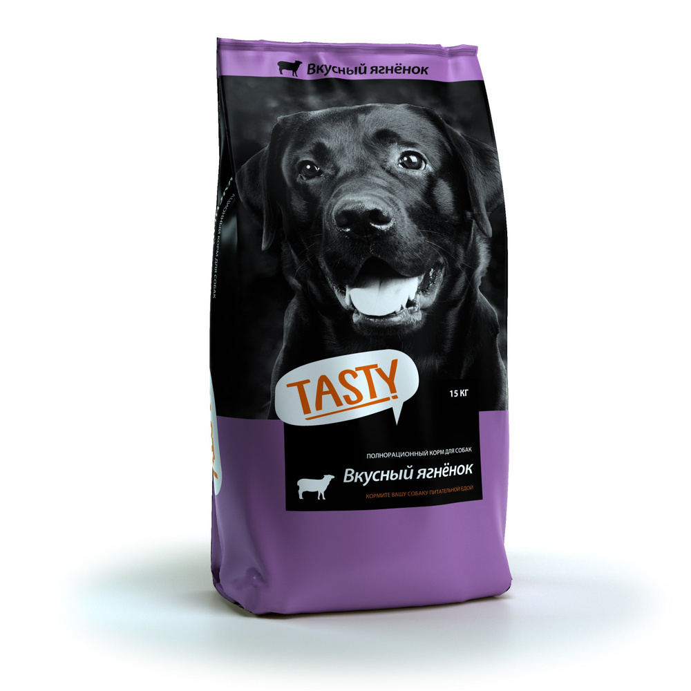 Сухой корм для собак TASTY с ягненком, 15кг - купить с доставкой по ...