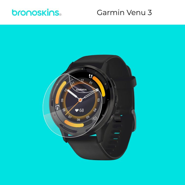 Защитная бронированная пленка на экран Garmin Venu 3 (Глянцевая)  #1