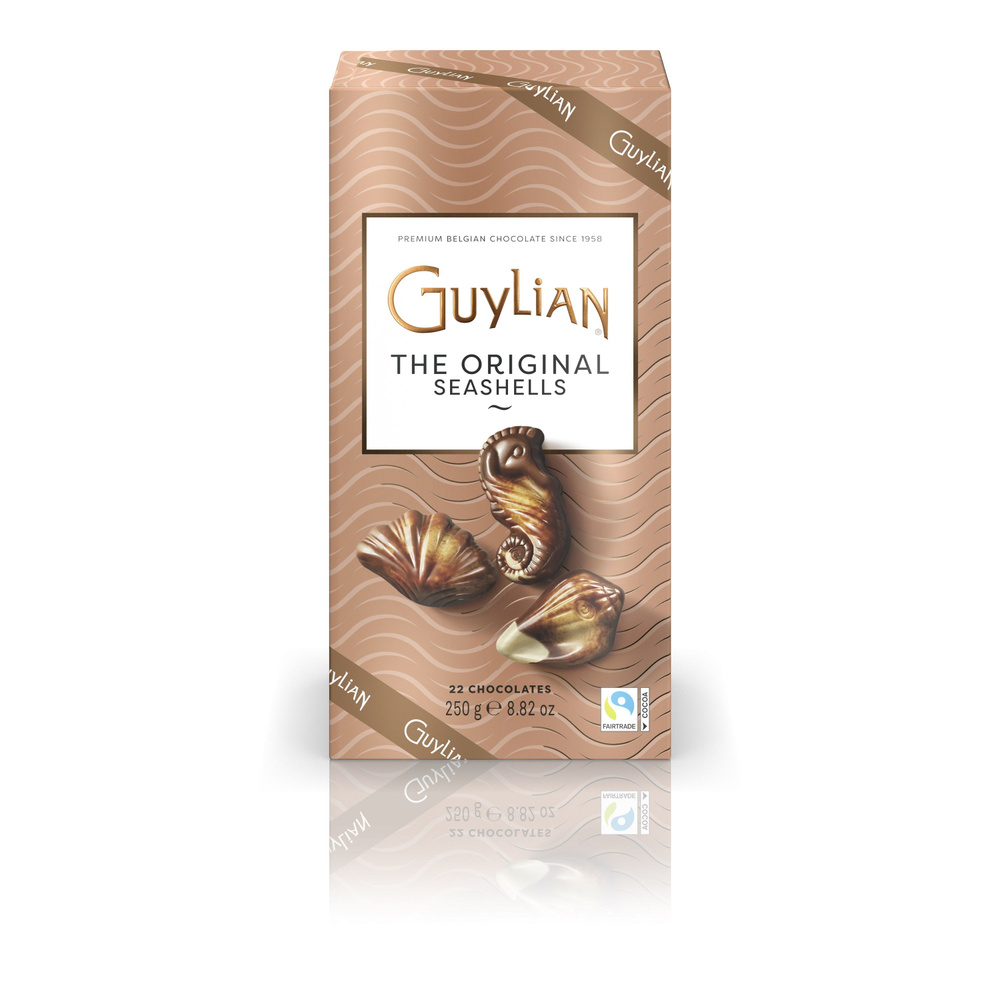 GUYLIAN Шоколадные конфеты из Бельгии Морские Ракушки с начинкой пралине без пальмового масла в подарочной #1