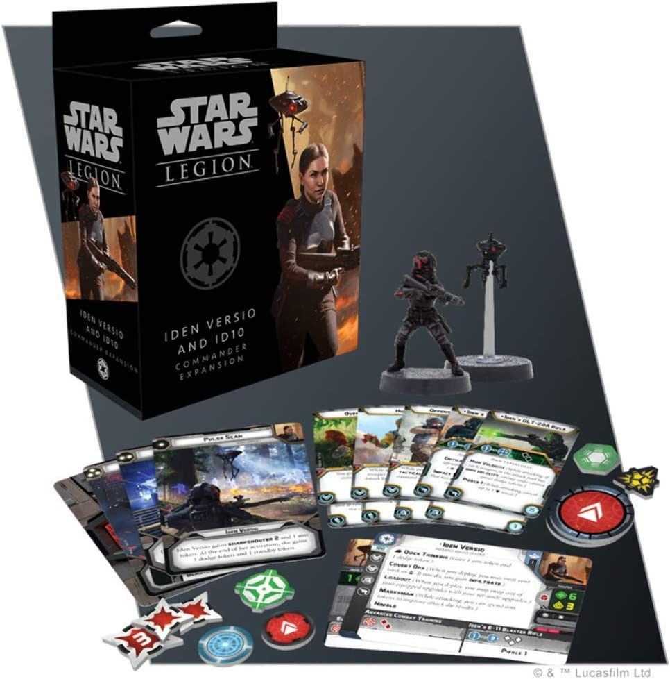 Настольная игра STAR WARS LEGION: IDEN VERSIO AND DIO COMMANDER EXPANSION  EN - купить с доставкой по выгодным ценам в интернет-магазине OZON  (1337396953)