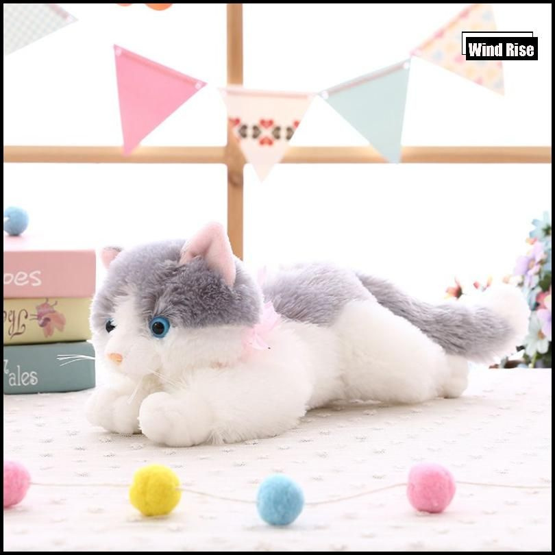 Мягкая Игрушка кошка/обнимашка Для Засыпания И Сна / Пушистый ...