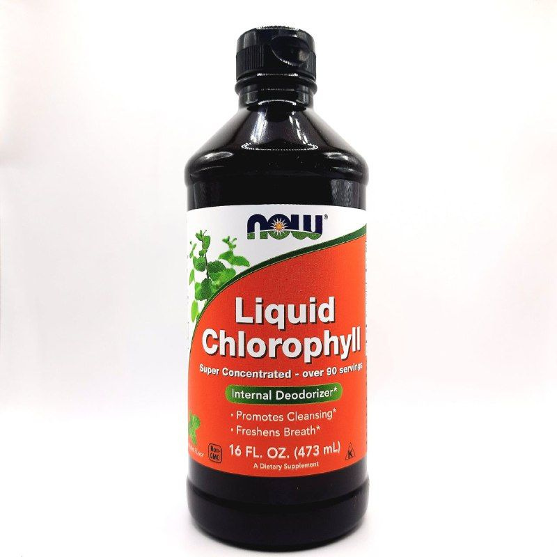 Хлорофилл жидкий NOW Liquid Chlorophyll 473 мл. натуральная мята #1