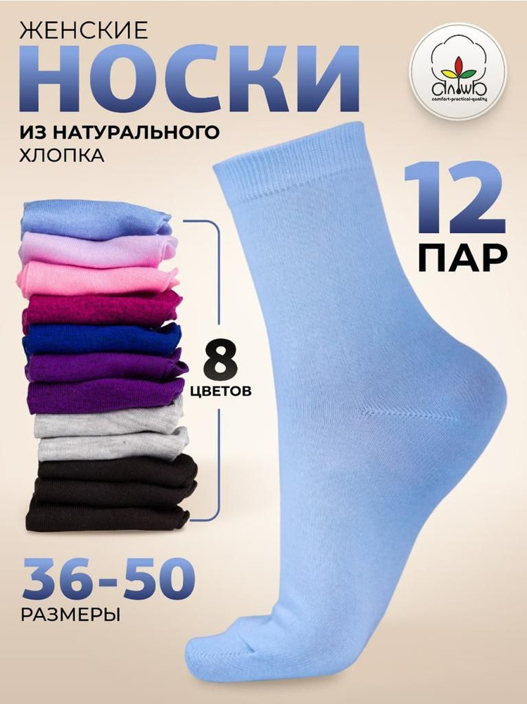 Носки АЛЬША женские, 10 пар #1