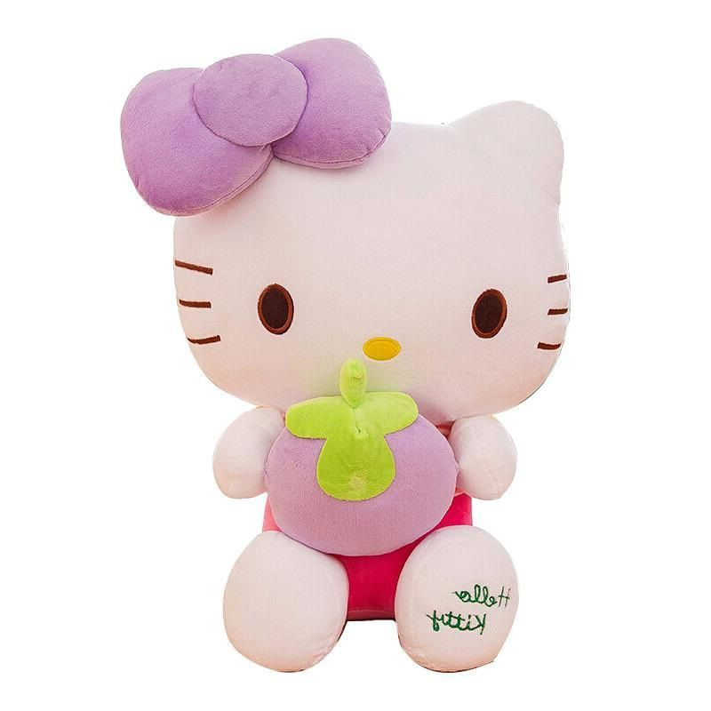 Sanrio Hello Kitty Мягкая игрушка с вышитыми усиками и деталями лица ...