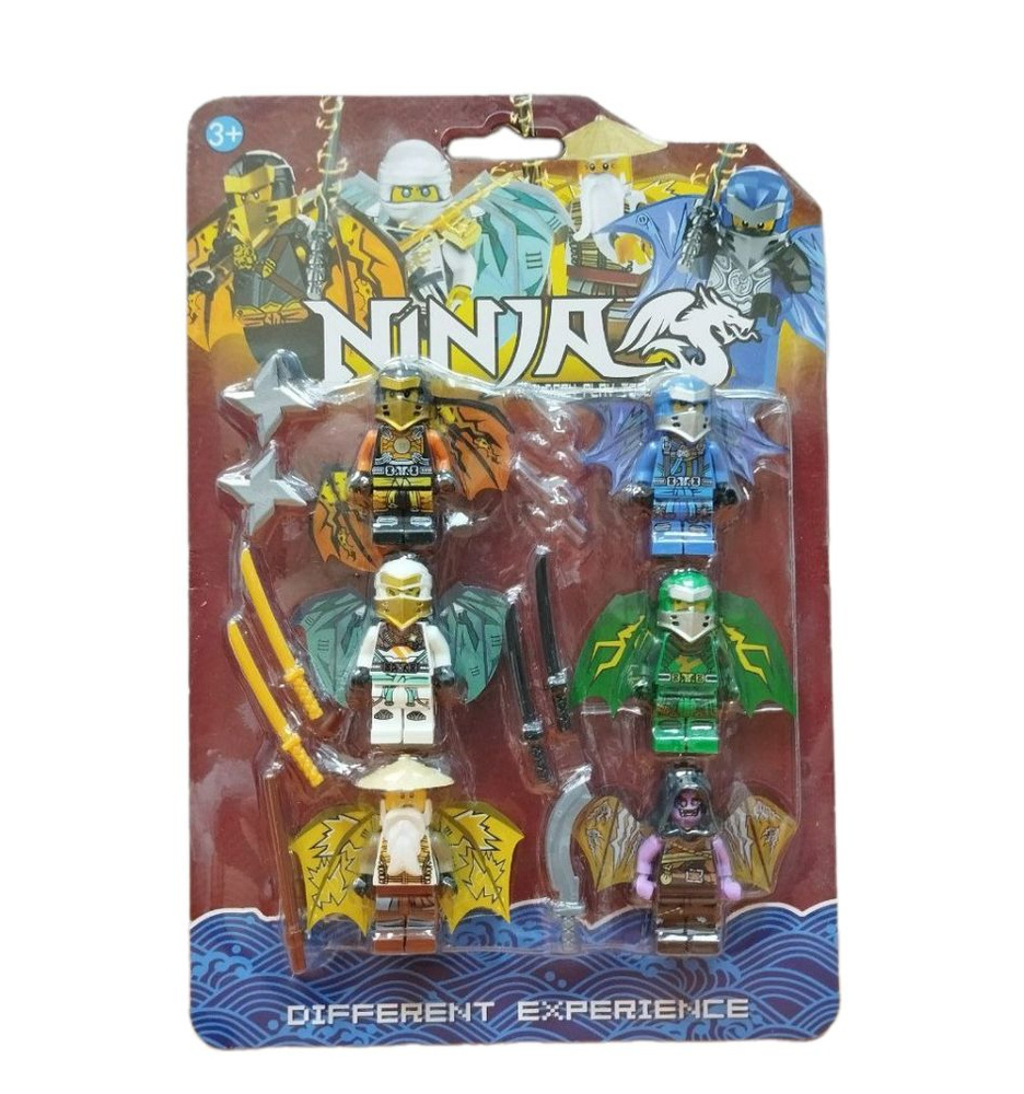 Игровой набор Фигурки Ninjago с крыльями, 6 шт