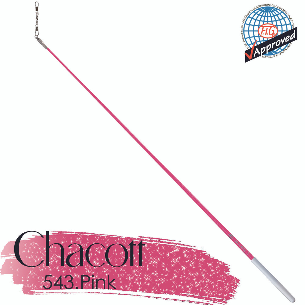 Палочка Chacott Holographic Stick 60 см 543.Pink (Розовый) #1