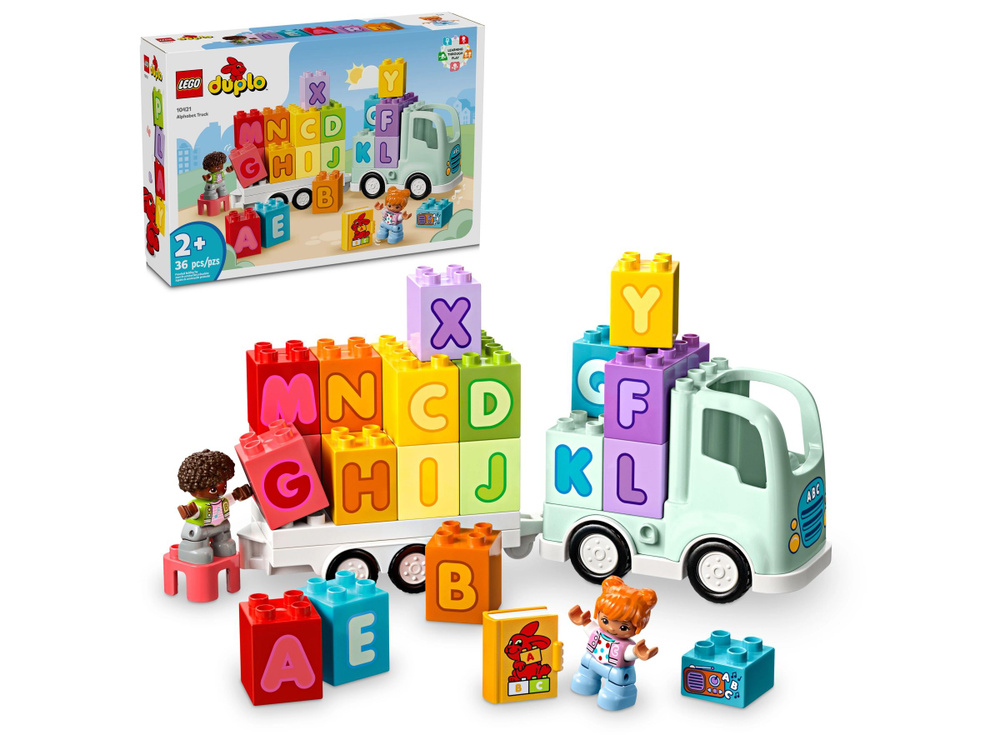 Лего DUPLO серия, LEGO Конструктор, лего 10421 Грузовик "Алфавит ...