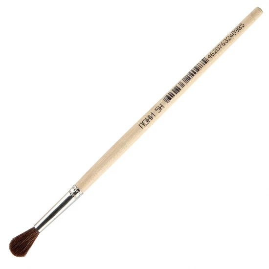 Кисть Пони, круглая, №5, дерево - купить с доставкой по выгодным ценам ...