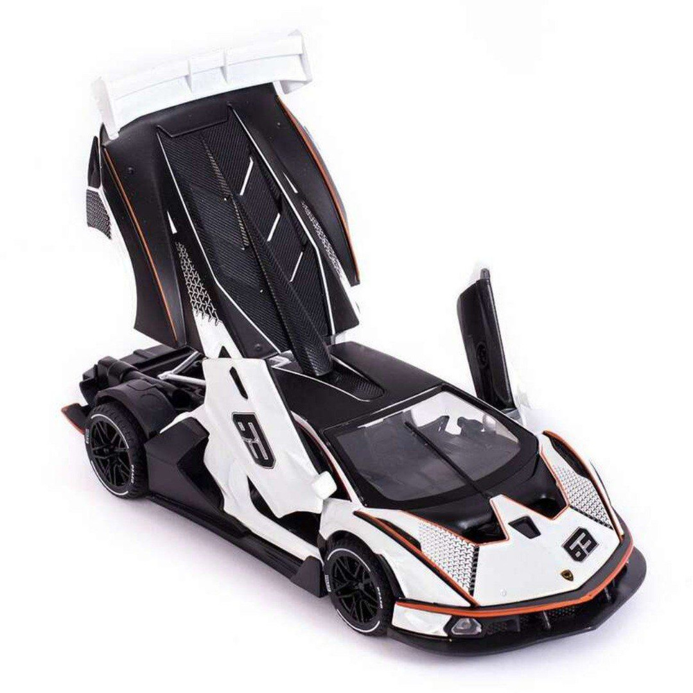 Металлическая машинка игрушка Lamborghini (инерционная, коллекционная, свет, звук) Ламборгини  #1