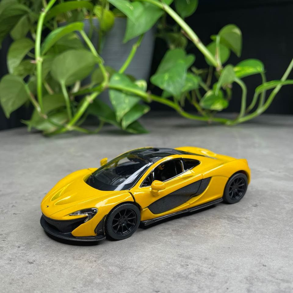 Машинка металлическая Макларен П1 McLaren P1 Kinsmart 1:36 5393DKT  инерционная, цвет Желтый - купить с доставкой по выгодным ценам в  интернет-магазине OZON (964702733)