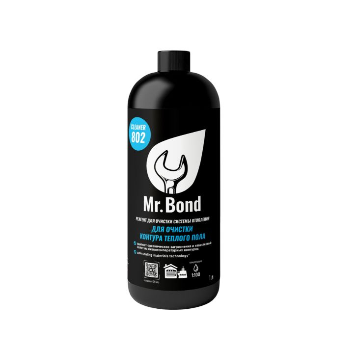 Mr.Bond Cleaner 802 реагент для очистки контура теплого пола #1